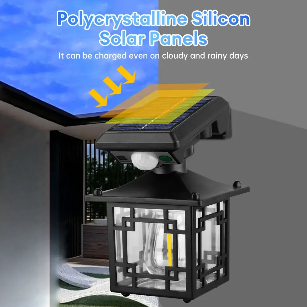 Retro Solar Outdoor Wall Lamp  - огляд і ціна Outdoor Power Outlet Weatherproof