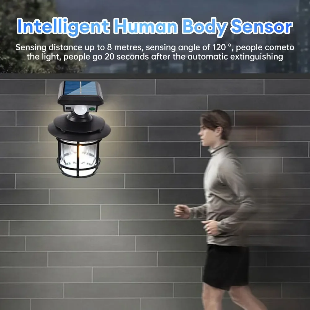 Retro Solar Outdoor Wall Lamp  - огляд і ціна Outdoor Power Outlet Weatherproof
