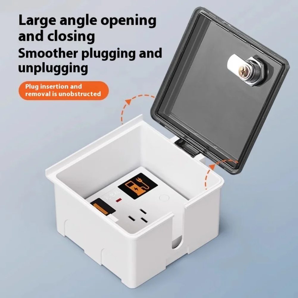 1Pcs 86 Type Lockable Socket W - огляд і ціна Outdoor Power Point Cover