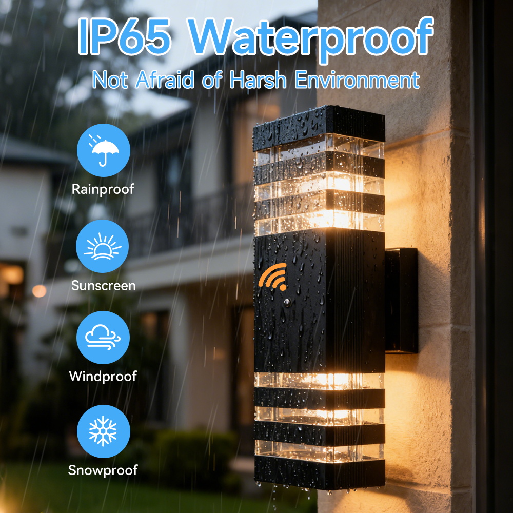 Sensor Light Outdoor Wall Lamp - огляд і ціна Outdoor Power Outlet Weatherproof