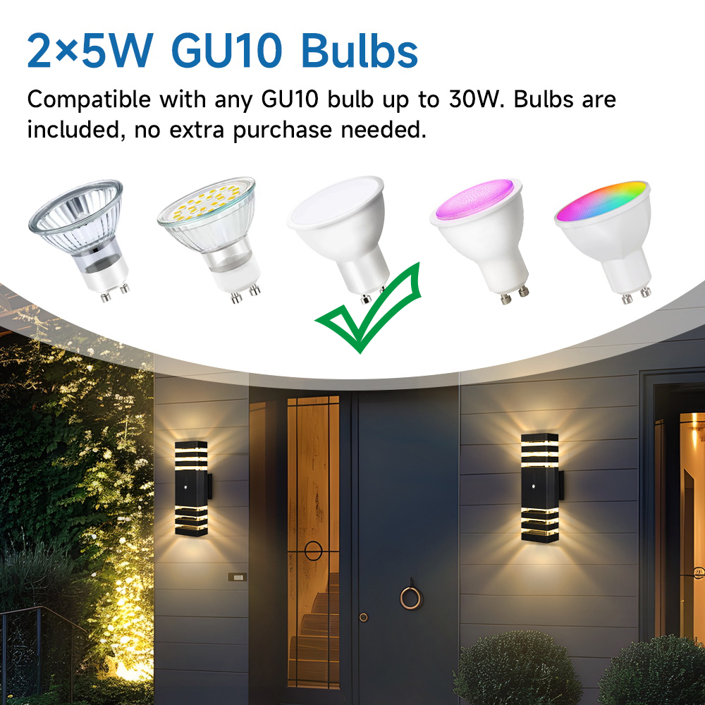 Sensor Light Outdoor Wall Lamp - огляд і ціна Outdoor Power Outlet Weatherproof