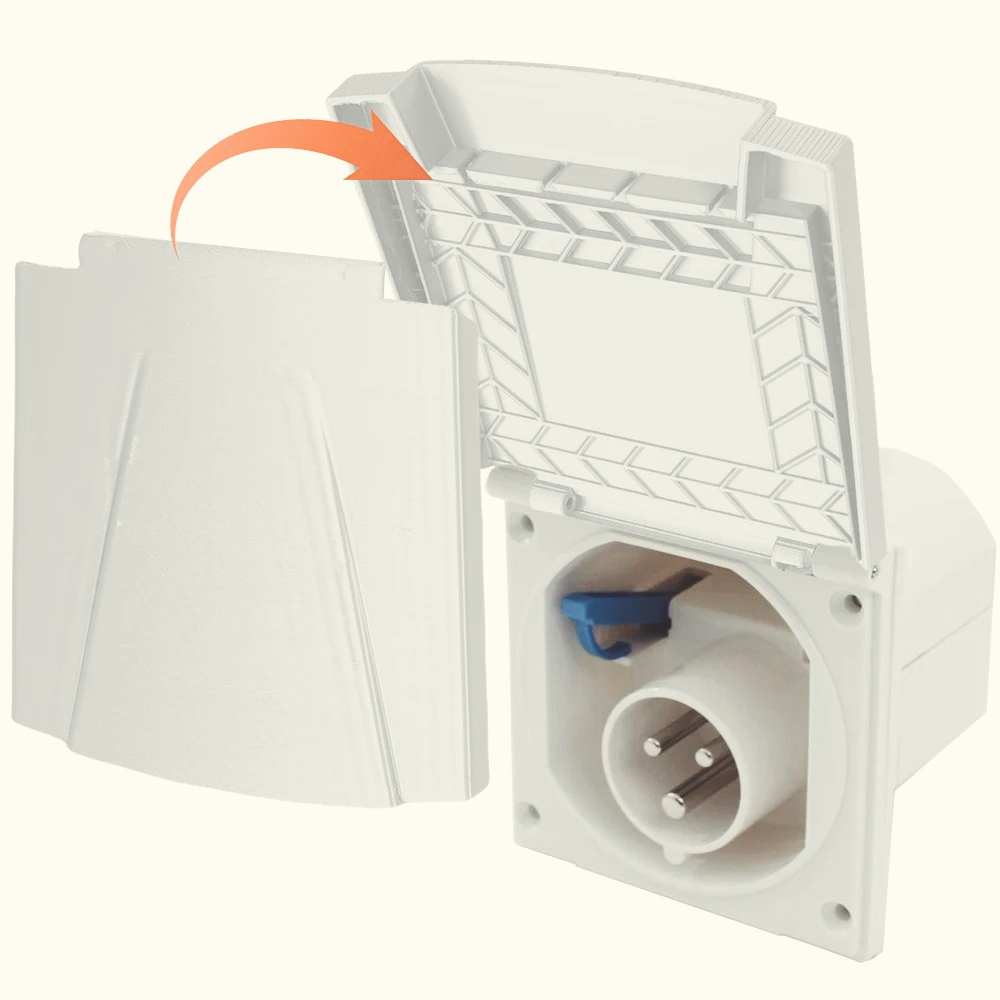 1pcs Caravan Electric Hook Up  - огляд і ціна Outdoor Power Point Cover