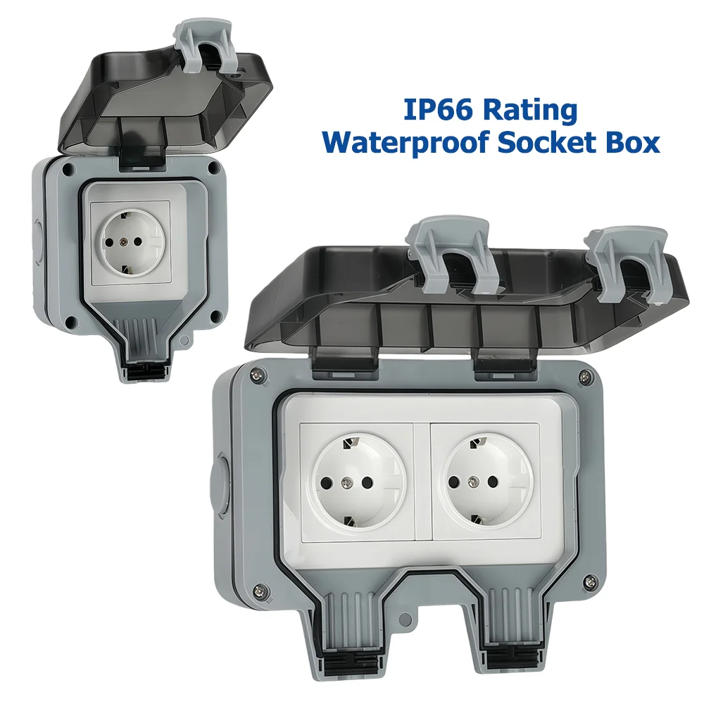 Waterproof Outdoor Socket,Doub - огляд і ціна Outdoor Power Point Cover