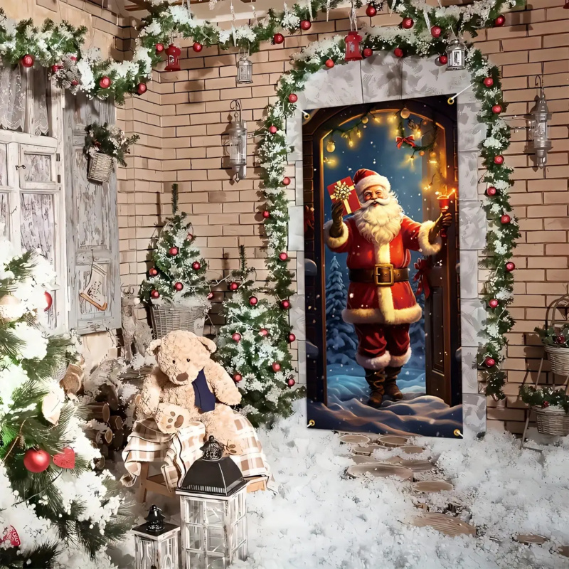 1pc 2D flat, festive Santa Cla - огляд і ціна Outdoor Power House
