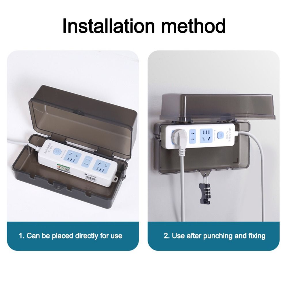 Durable Plastic Plug Box Anti- - огляд і ціна Outdoor Power Point Cover