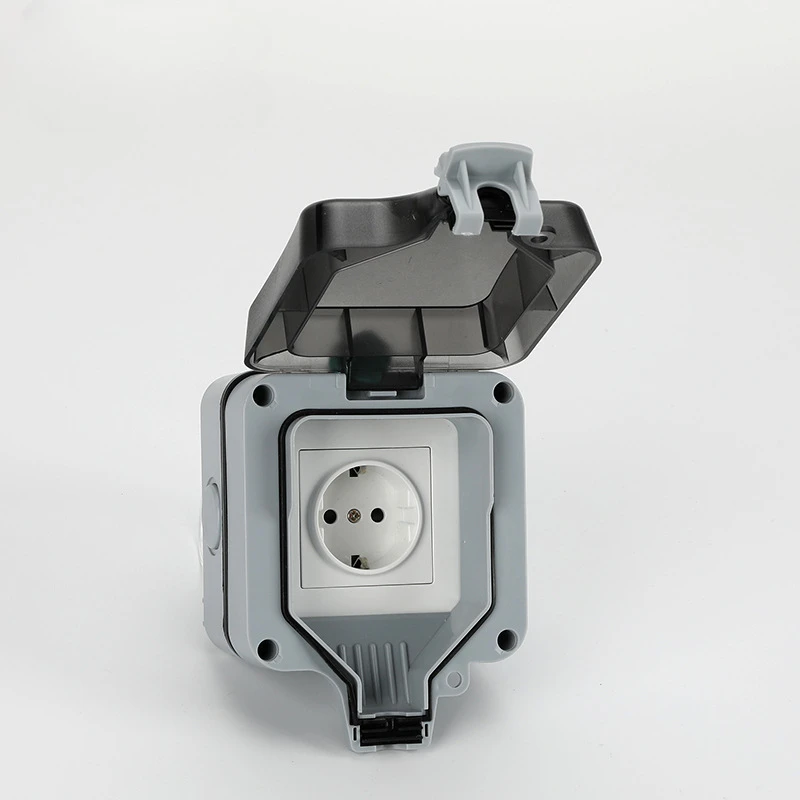 EU KR Outdoor Wall Waterproof  - огляд і ціна Outdoor Power Outlet Weatherproof