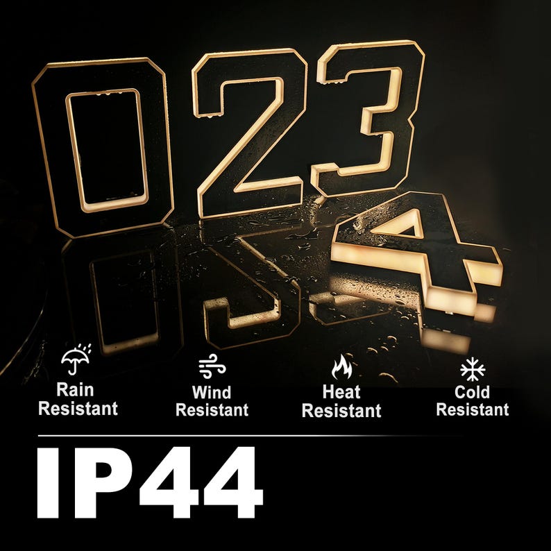 Solar LED House Number Sign Wa - огляд і ціна Outdoor Power House
