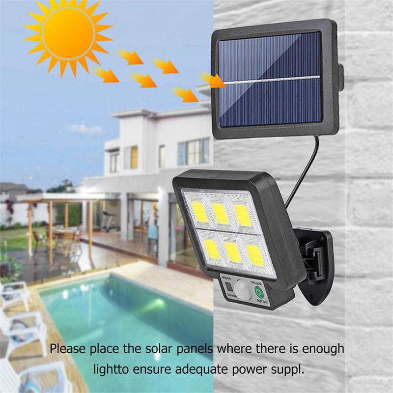 LED Solar Split Wall Lamp Moti - огляд і ціна Outdoor Power Outlet Weatherproof