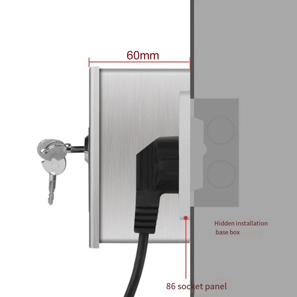 Waterproof Stainless Steel Ele - огляд і ціна Outdoor Power Point Cover