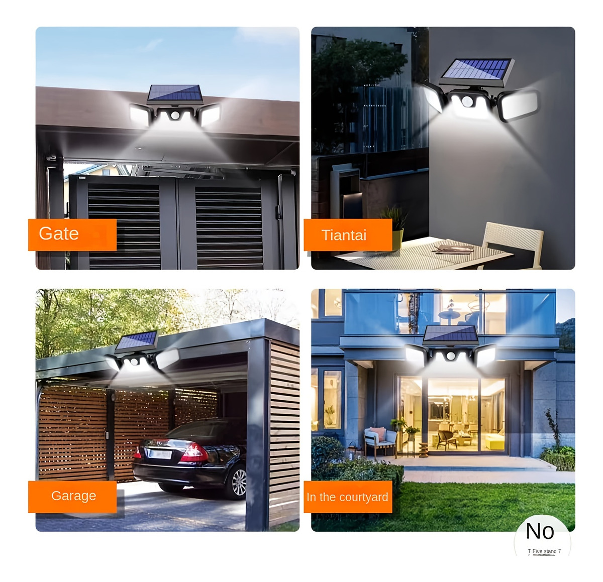 Solar LED Wall Light |Three-he - огляд і ціна Outdoor Power Outlet Weatherproof