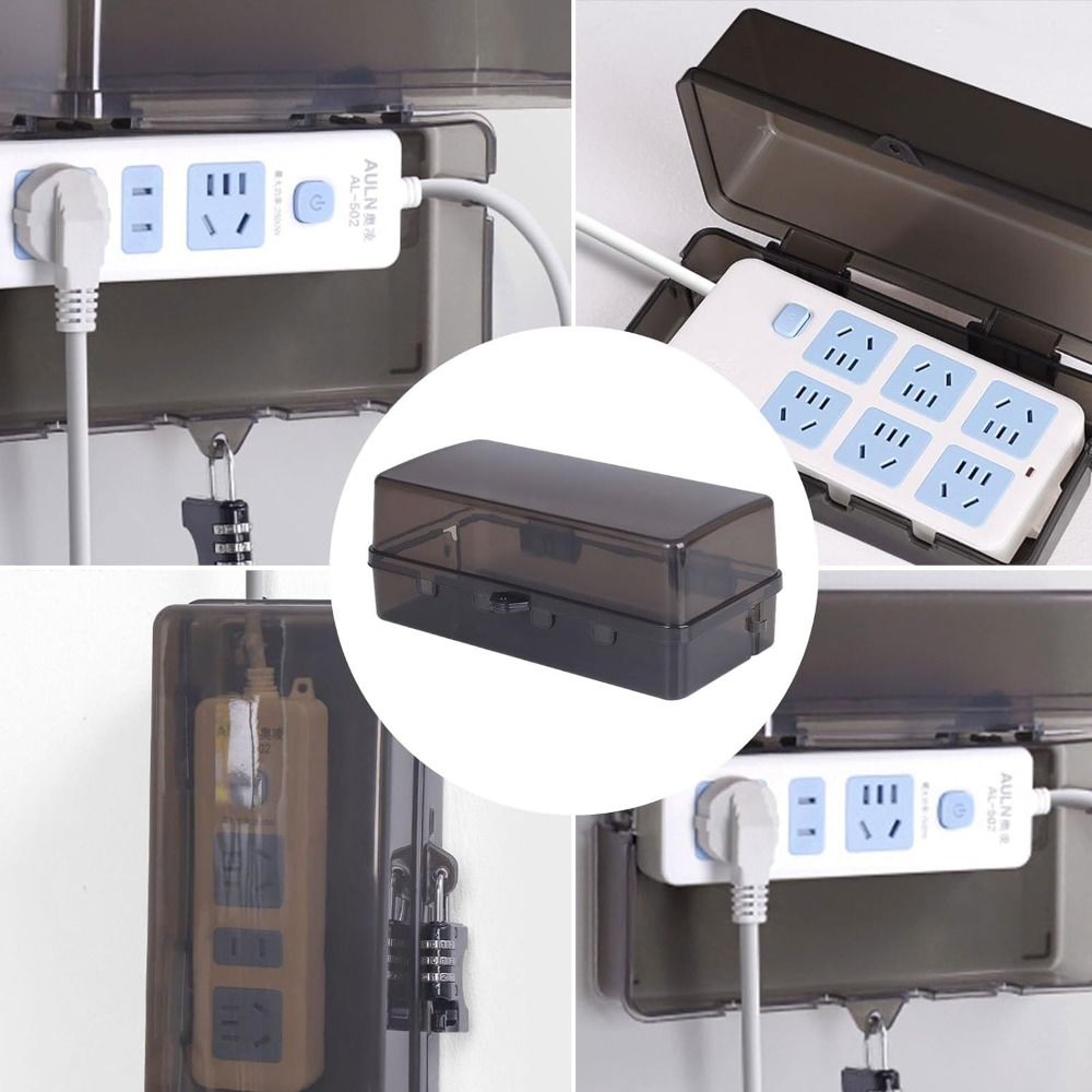 Portable Plastic Plug Box Anti - огляд і ціна Outdoor Power Outlet Weatherproof