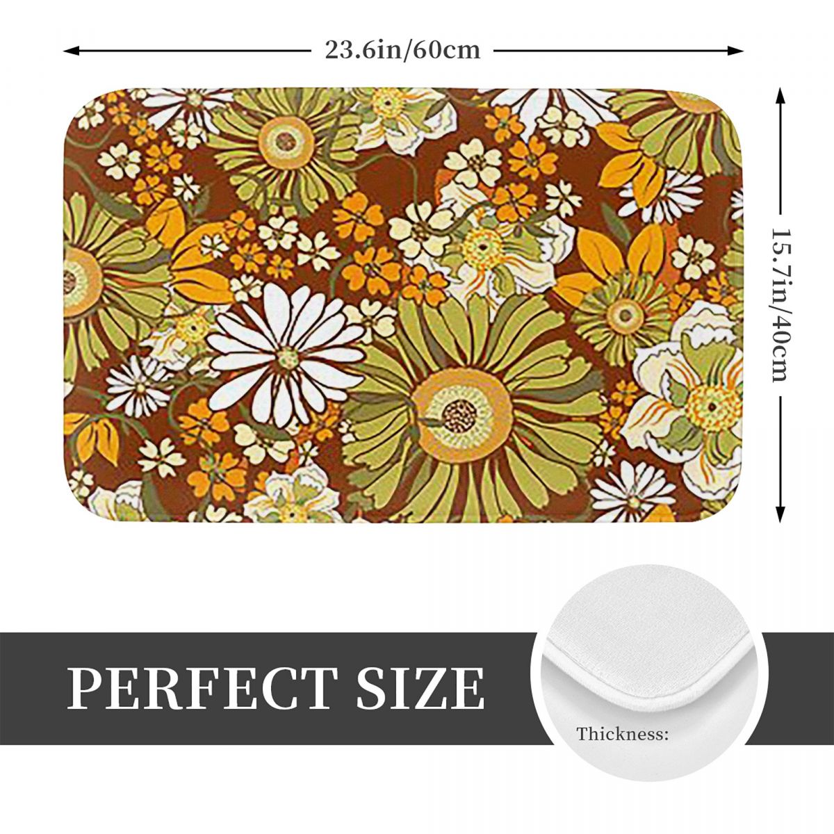 70s Flower Power Pattern Boho  - огляд і ціна Outdoor Kitchen Power