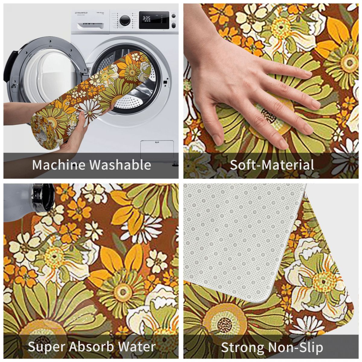 70s Flower Power Pattern Boho  - огляд і ціна Outdoor Kitchen Power