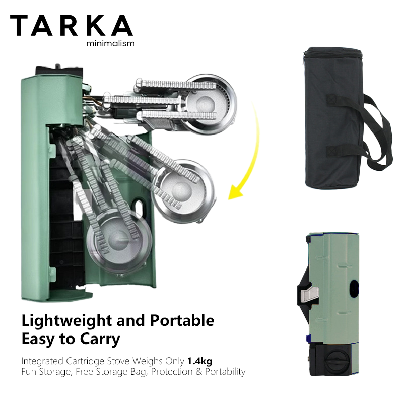TARKA Cassette Stove Camping F - огляд і ціна Outdoor Kitchen Power