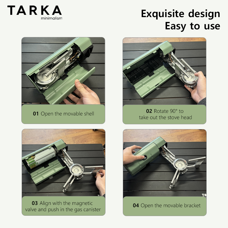 TARKA Cassette Stove Camping F - огляд і ціна Outdoor Kitchen Power
